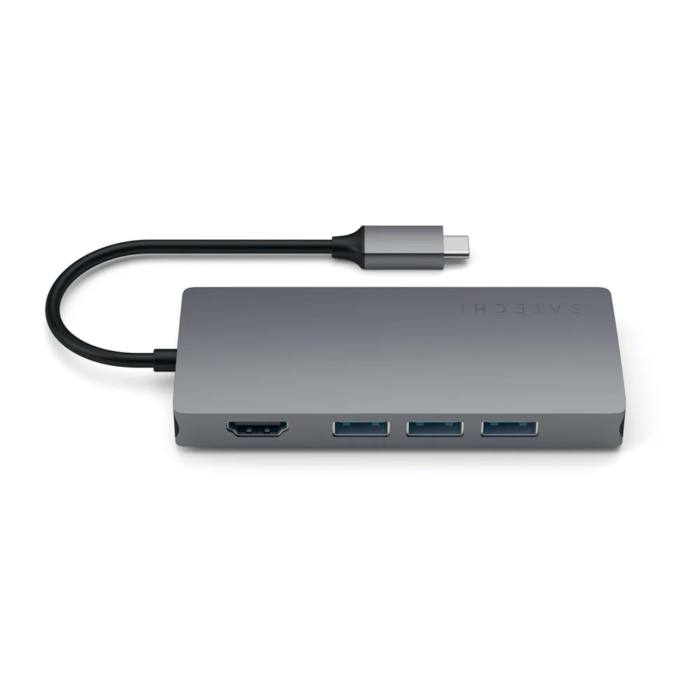Satechi USB-C Multi-Port Adapter 4K HDMI w/ Ethernet V2 (Space Grey) - Image 4