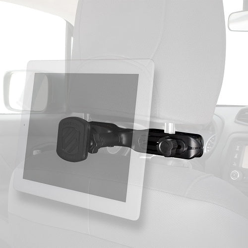 Scosche Magic Mount Magnetic Rear Seat Headrest Mount for iPads / Tablets - Black - Image 2