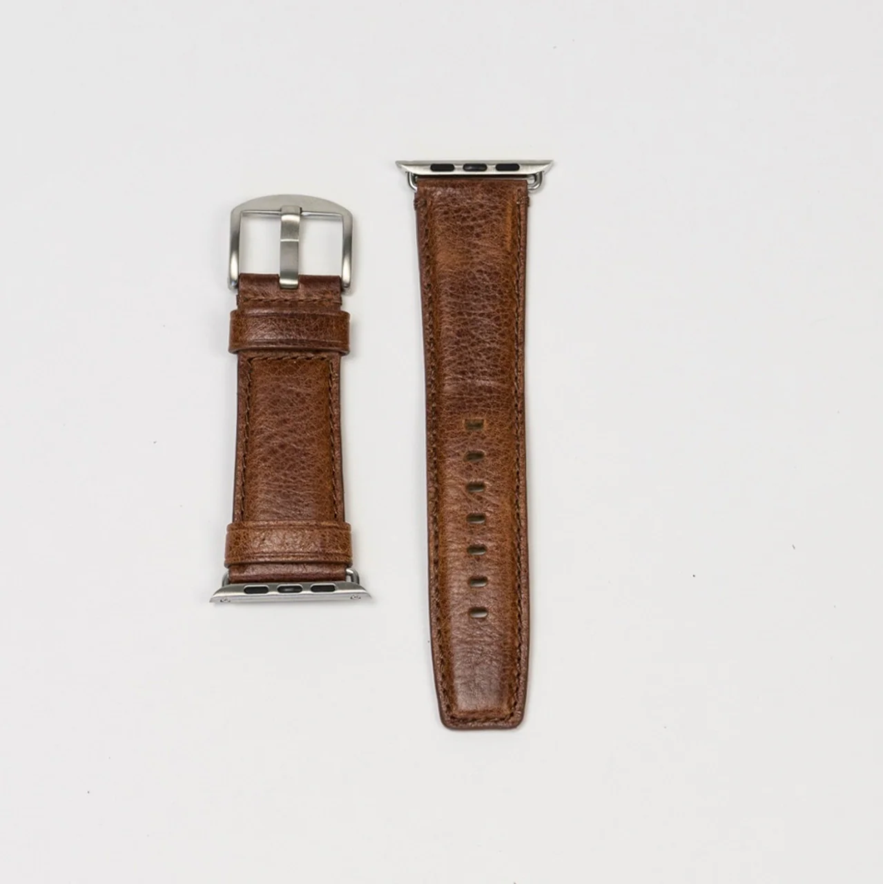 Sena Leather Band For Apple Watch 42mm & 44mm - Cognac - Image 2