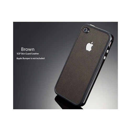 SGP Skin Guard Leather Collection iPhone 4 / 4S Brown - Image 4