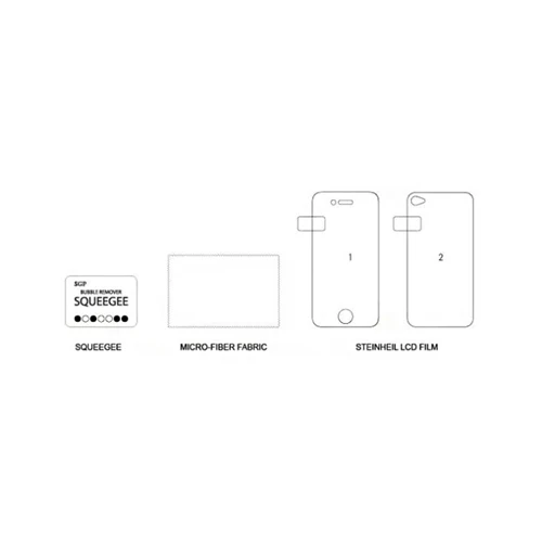 SGP Steinheil Screen Protector Ultra Crystal Film iPhone 4 / 4S Clear - Image 3