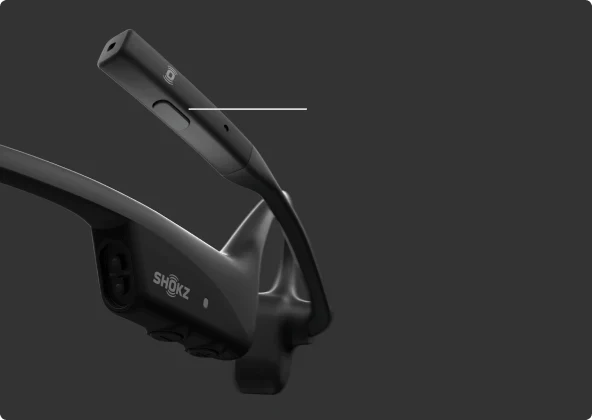 SHOKZ OpenComm 2 UC Stereo Bone Conduction Bluetooth Headset & USB A - Black - Image 12