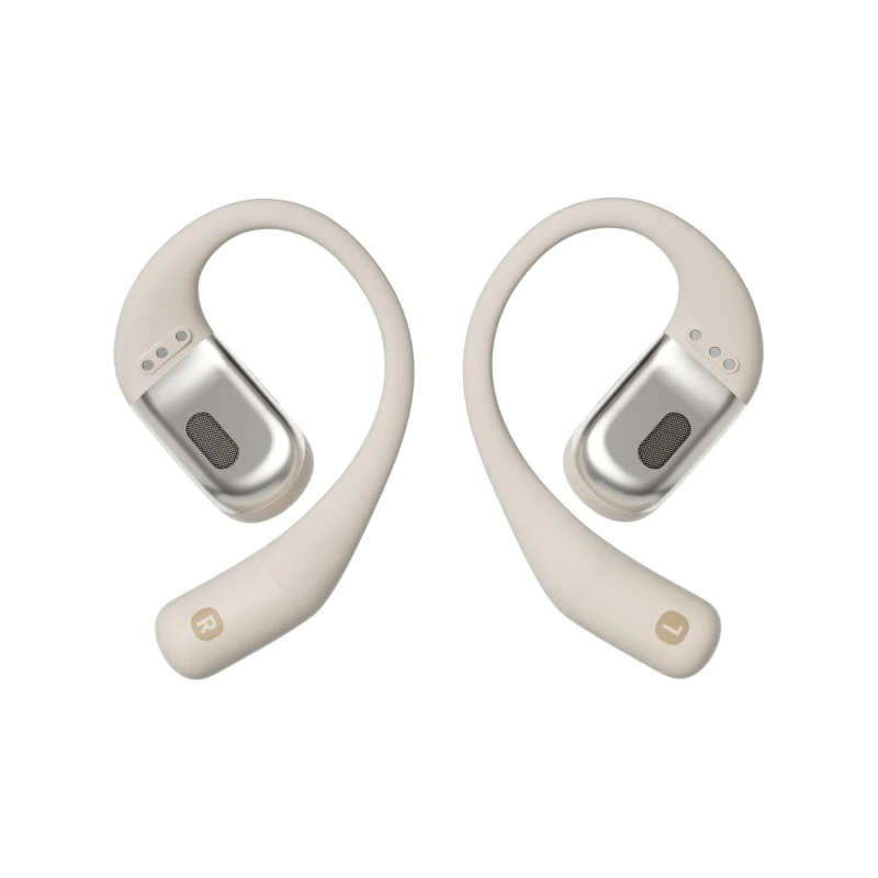 SHOKZ OpenFit Open Ear DirectPitch Bluetooth Earbuds - Beige - Image 3