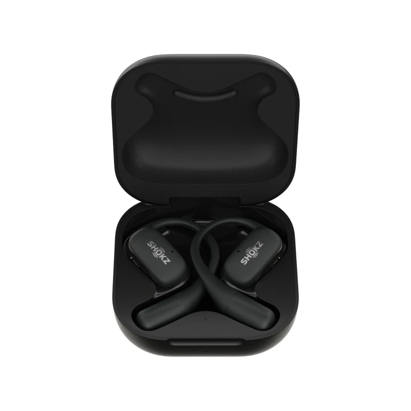 SHOKZ OpenFit Open Ear DirectPitch Bluetooth Earbuds - Black - Image 7