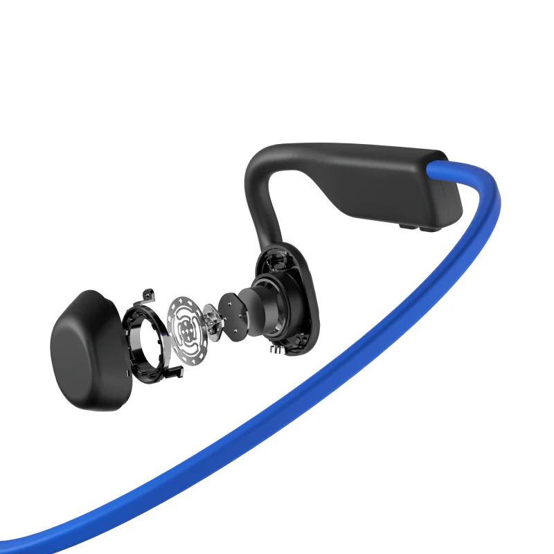 SHOKZ OpenMove Bone Conduction Sports Bluetooth Headphones - Blue - Image 6