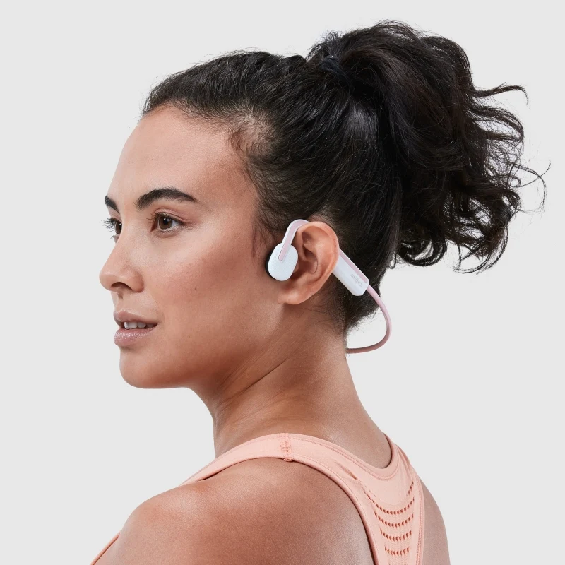 SHOKZ OpenMove Bone Conduction Sports Bluetooth Headphones - Pink - Image 10