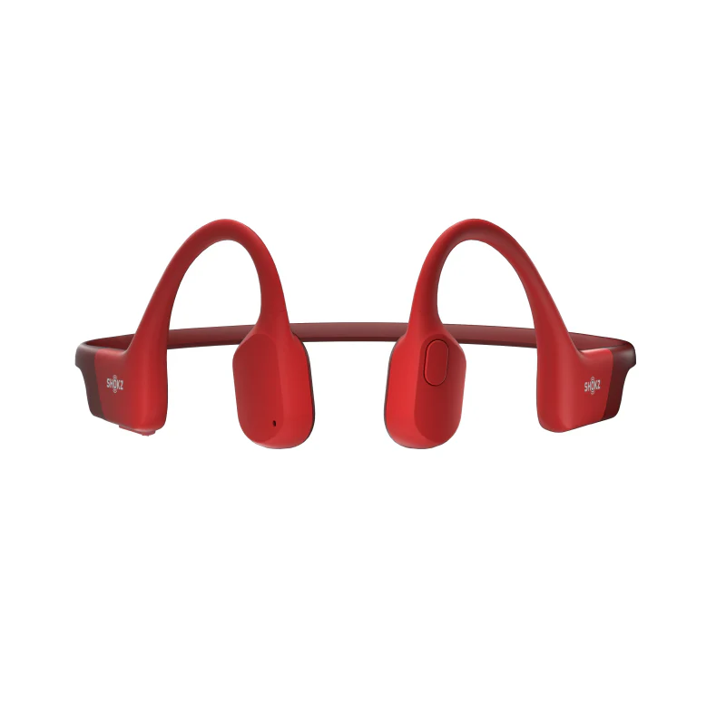 SHOKZ OpenRun Bone Conduction Sports Bluetooth Headphones - Red - Image 2