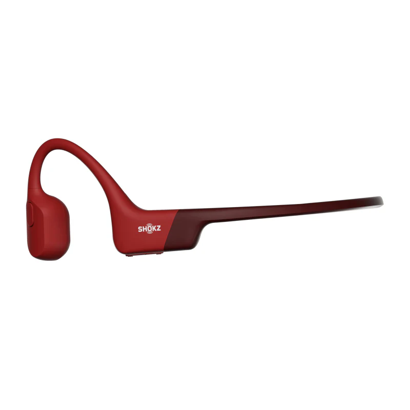 SHOKZ OpenRun Bone Conduction Sports Bluetooth Headphones - Red - Image 3