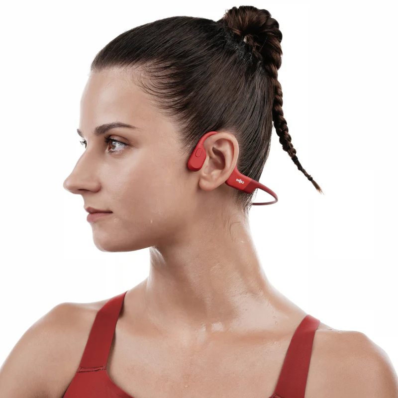 SHOKZ OpenRun Bone Conduction Sports Bluetooth Headphones - Red - Image 6