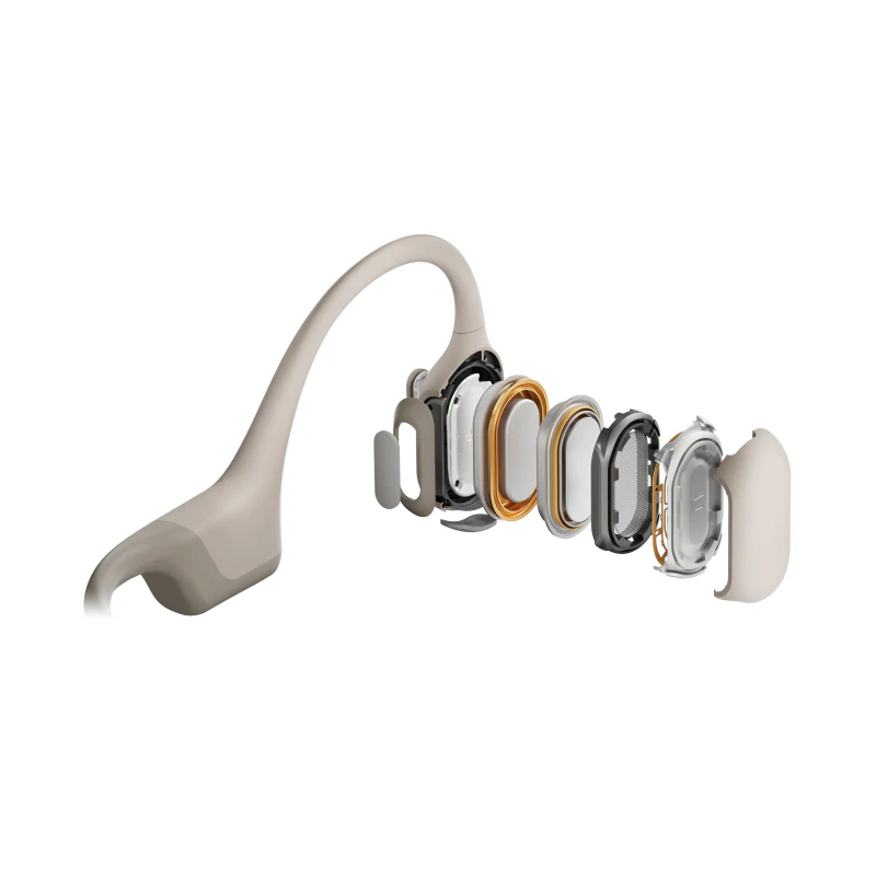SHOKZ OpenRun Pro Bone Conduction Sports Bluetooth Headphones - Beige - Image 4
