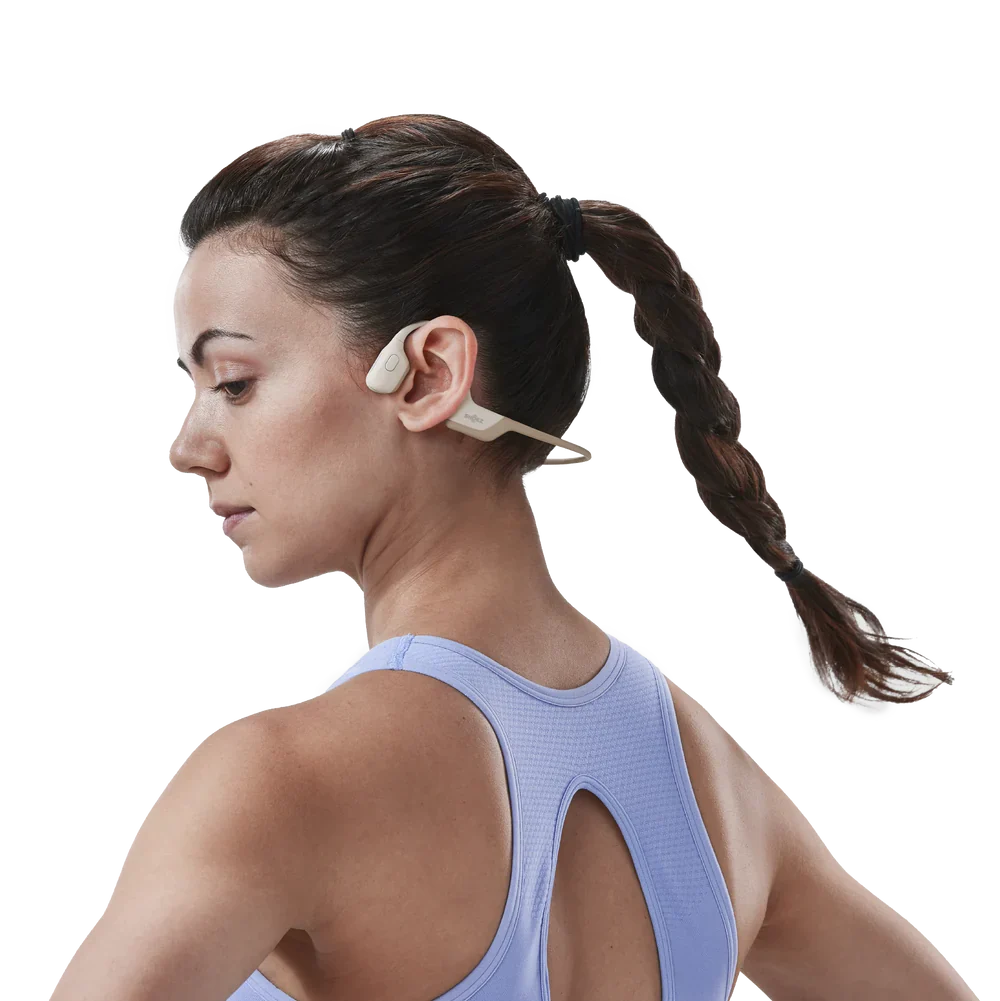 SHOKZ OpenRun Pro Bone Conduction Sports Bluetooth Headphones - Beige - Image 7