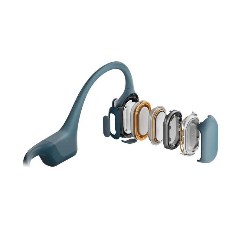 SHOKZ OpenRun Pro Bone Conduction Sports Bluetooth Headphones - Blue - Image 4