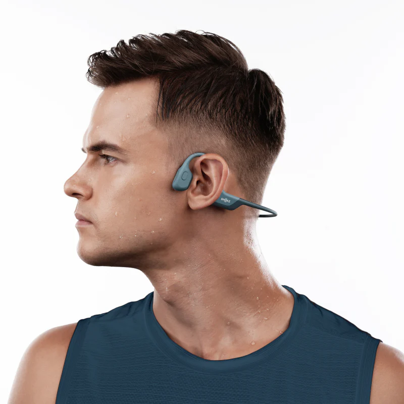 SHOKZ OpenRun Pro Bone Conduction Sports Bluetooth Headphones - Blue - Image 5