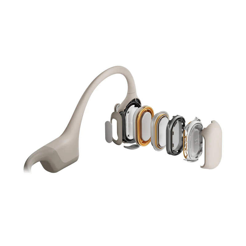 SHOKZ OpenRun Pro MINI Bone Conduction Sports Bluetooth Headphones - Beige - Image 4