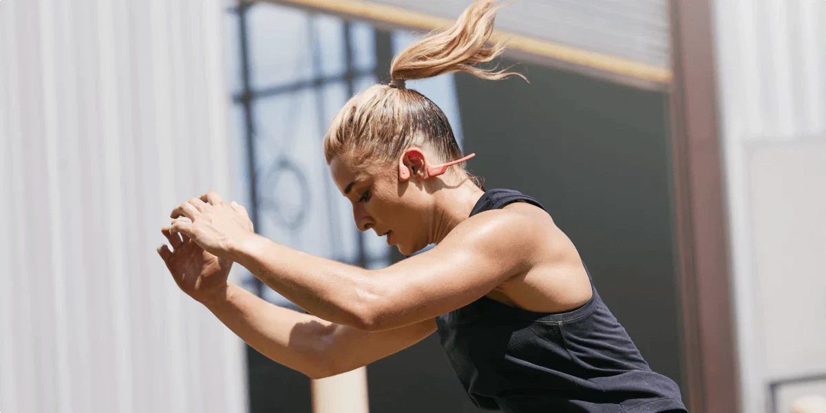 SHOKZ OpenRun Pro MINI Bone Conduction Sports Bluetooth Headphones - Black - Image 7