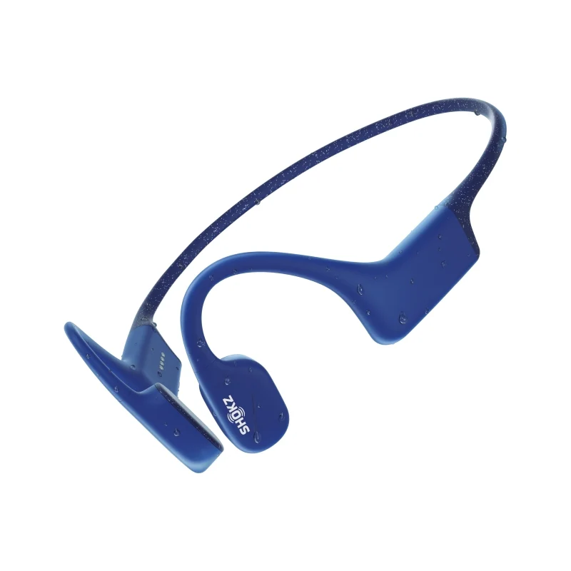 SHOKZ OpenSwim Waterproof Bone Conduction Swimming MP3 Player Headphones - Blue - Image 3