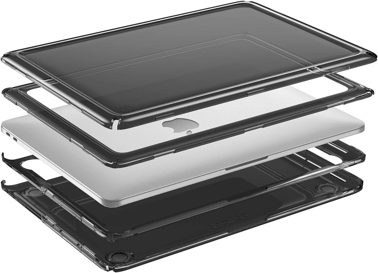 Speck Presidio Clear Case For MacBook Pro 13" 2016 - Black - Image 2