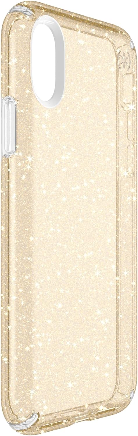 Speck Presidio Clear + Glitter Case For iPhone XS / X (BONUS Screen Protector!!) - Image 6