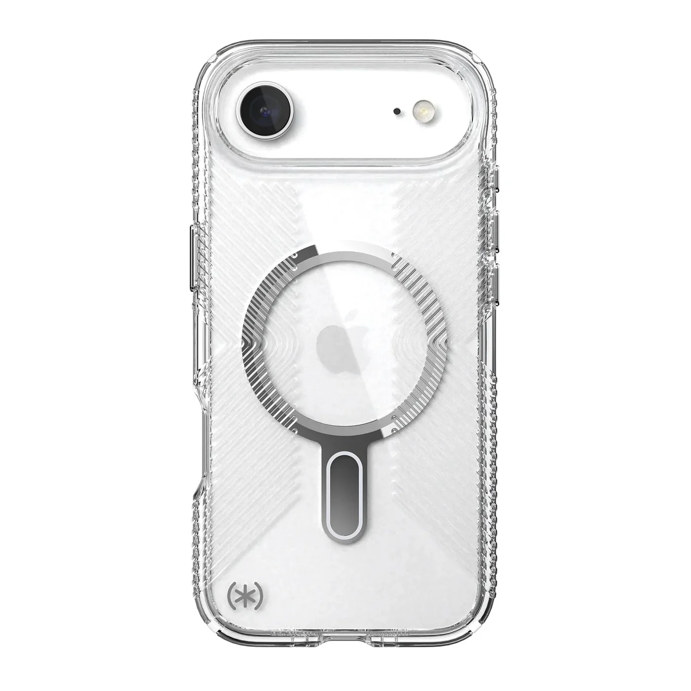 Speck Presidio Clear Grip with ClickLock - iPhone 17 Air - Clear / Silver - Image 7