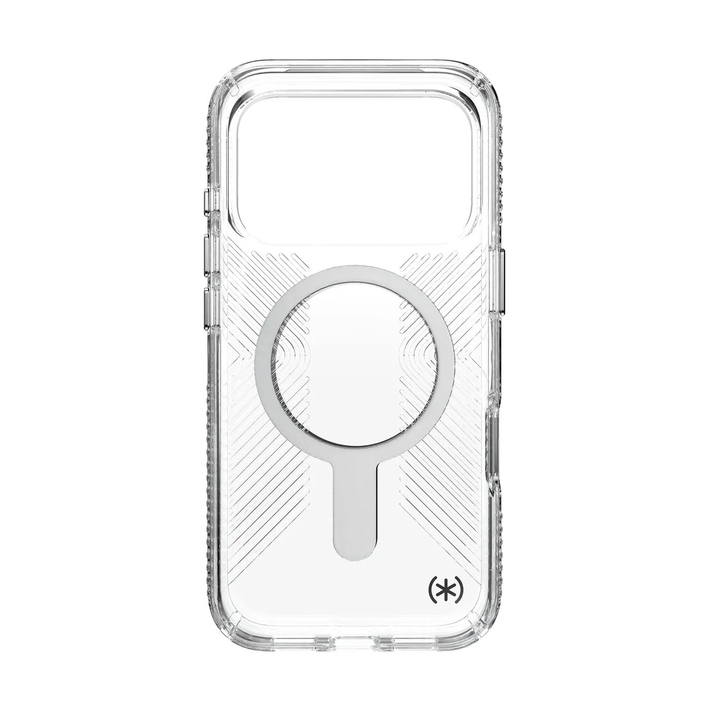 Speck Presidio Clear Grip with ClickLock - iPhone 17 Pro - Clear / Silver - Image 5