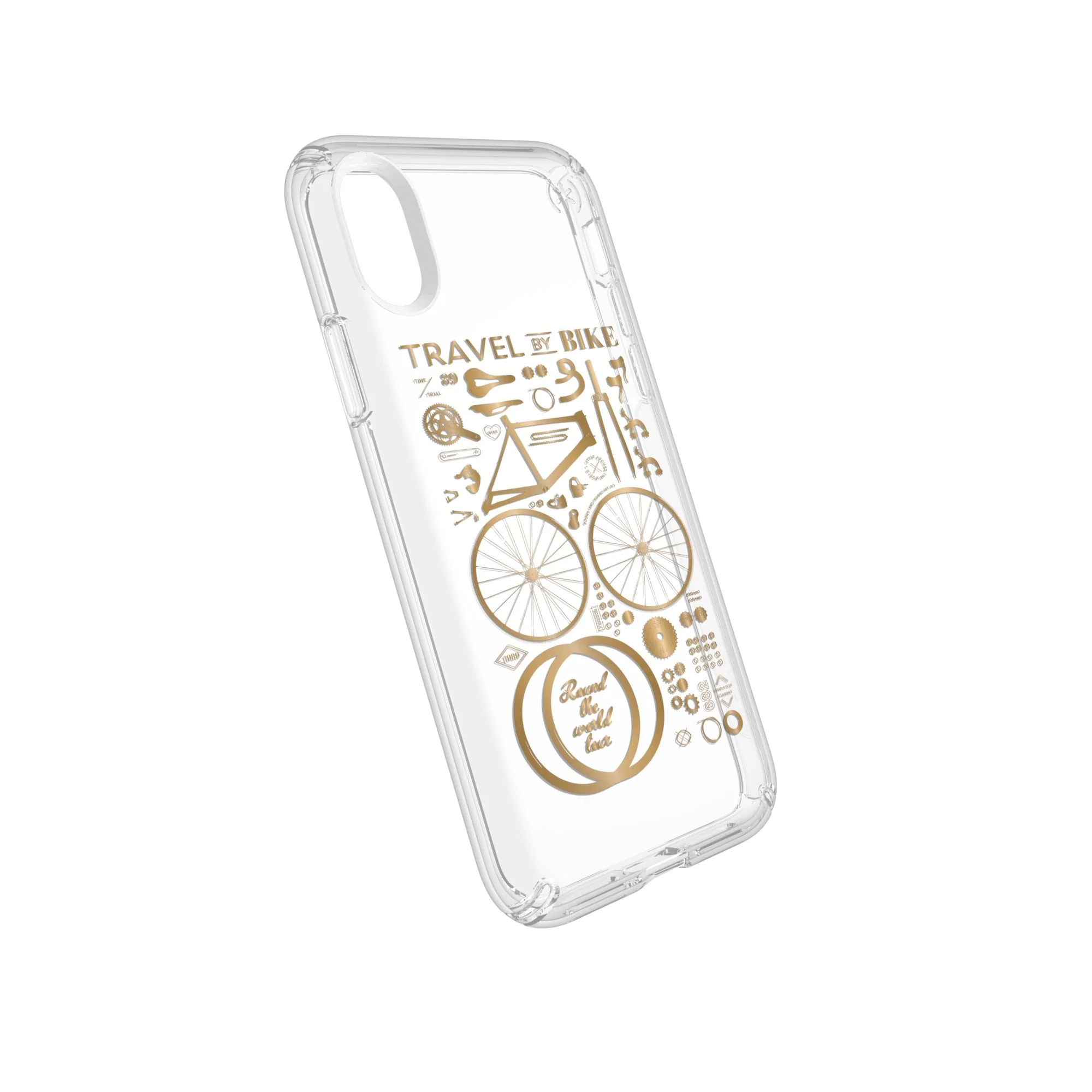 Speck Presidio Clear + Print Case For iPhone XS / X - CityBike (BONUS Screen Protector!!) - Image 2