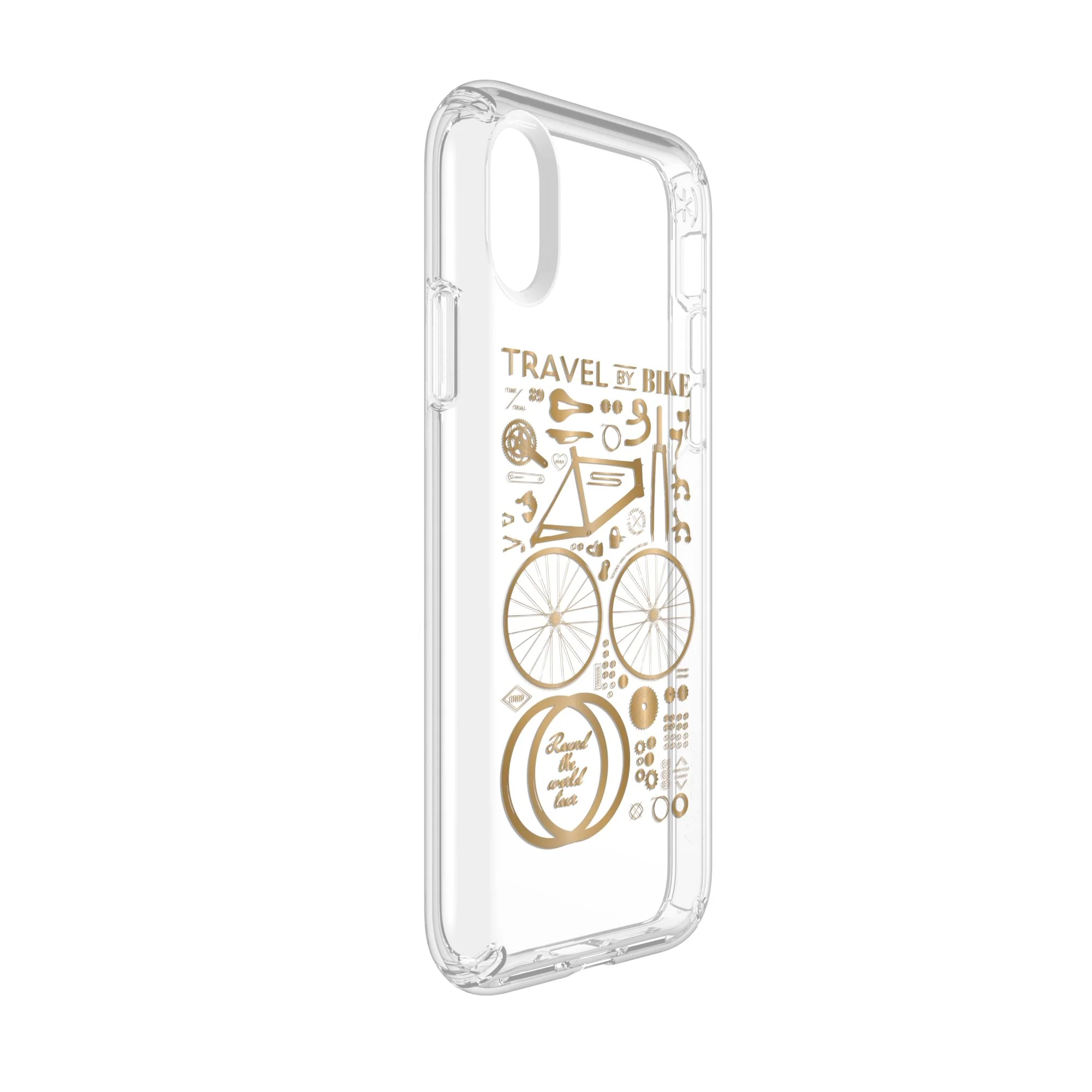 Speck Presidio Clear + Print Case For iPhone XS / X - CityBike (BONUS Screen Protector!!) - Image 5