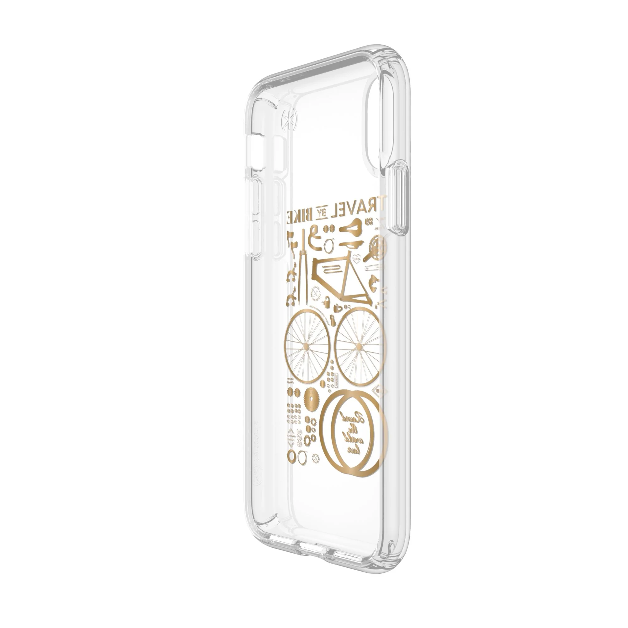 Speck Presidio Clear + Print Case For iPhone XS / X - CityBike (BONUS Screen Protector!!) - Image 8