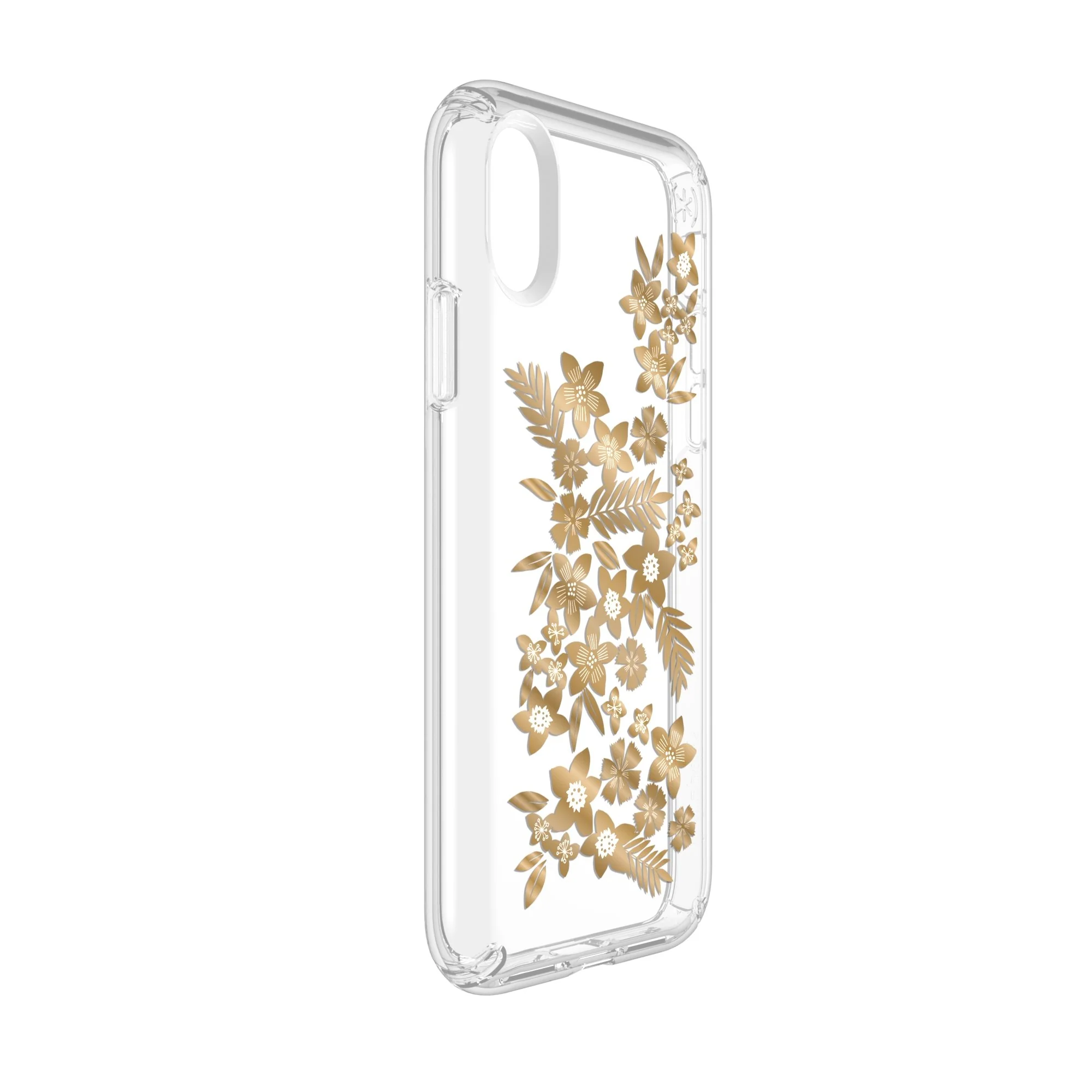 Speck Presidio Clear + Print Case For iPhone XS / X - Shimmer Floral (BONUS Screen Protector!!) - Image 5