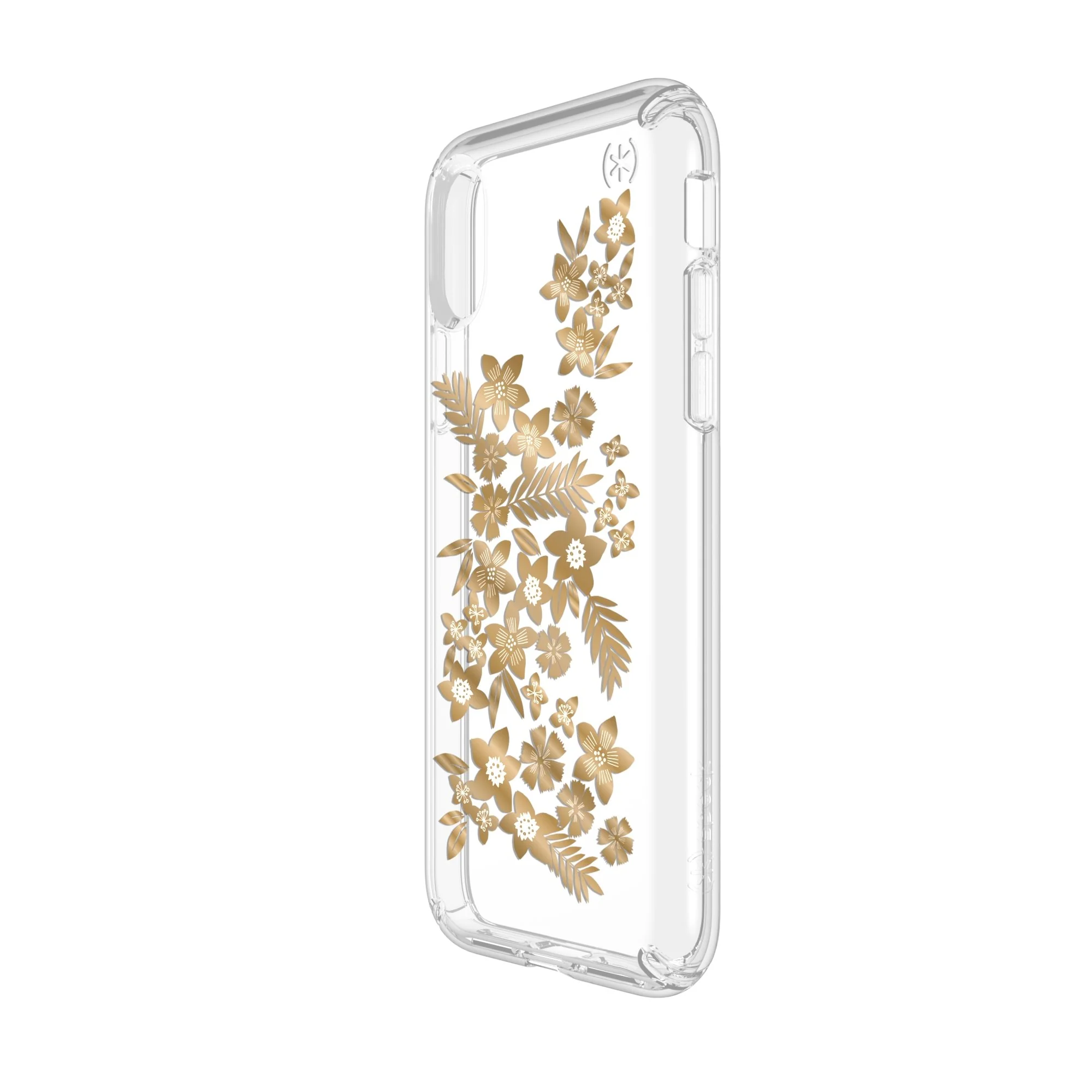 Speck Presidio Clear + Print Case For iPhone XS / X - Shimmer Floral (BONUS Screen Protector!!) - Image 6