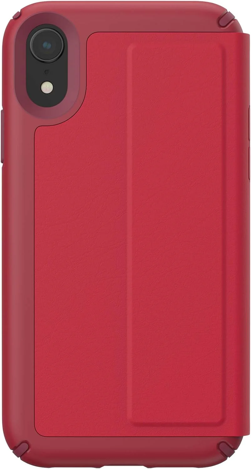 Speck Presidio Folio Leather for iPhone XS Max - Rouge Red - Image 3
