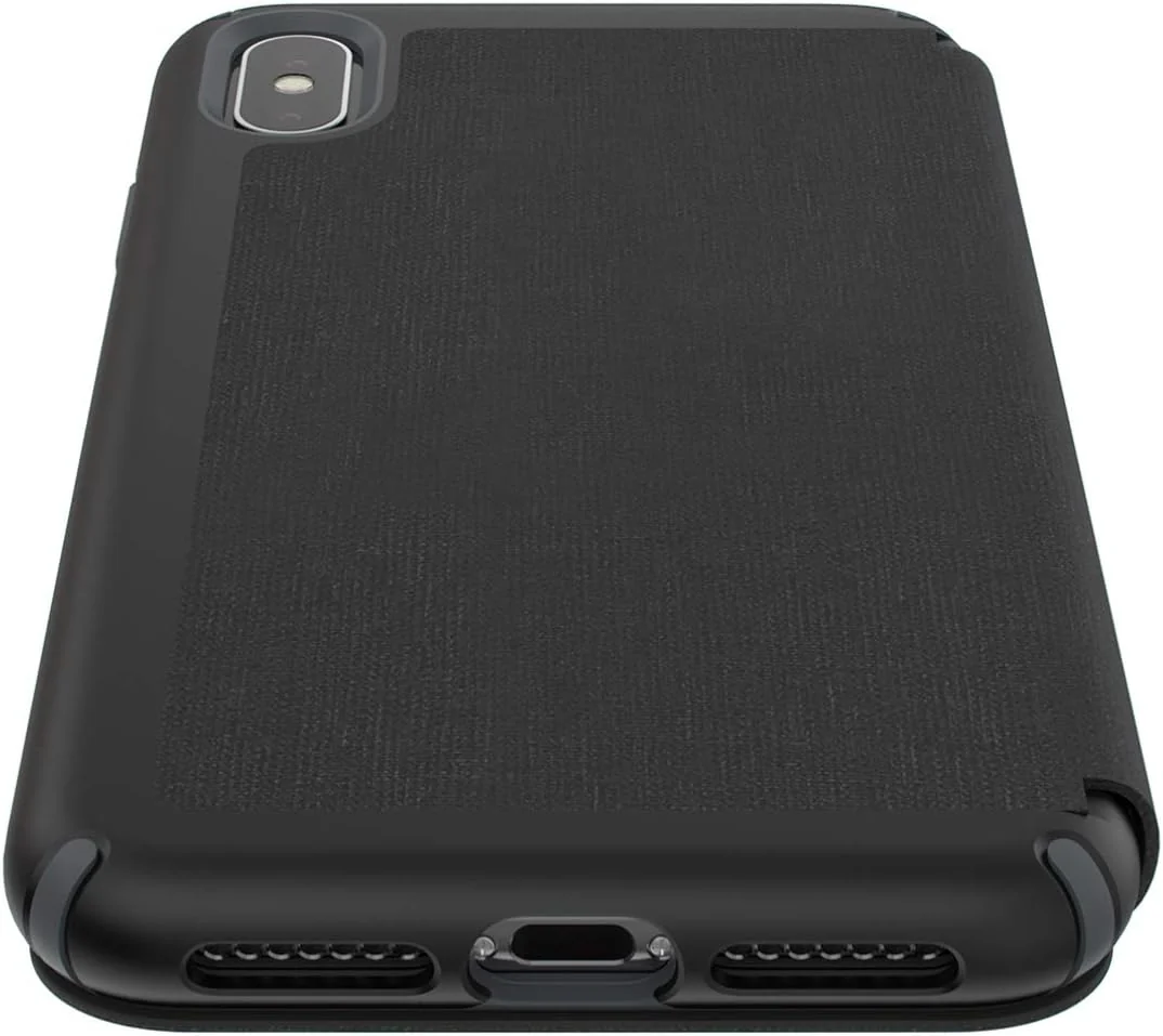 Speck Presidio Folio Wallet Case for iPhone Xs Max - Slate Grey - Image 6