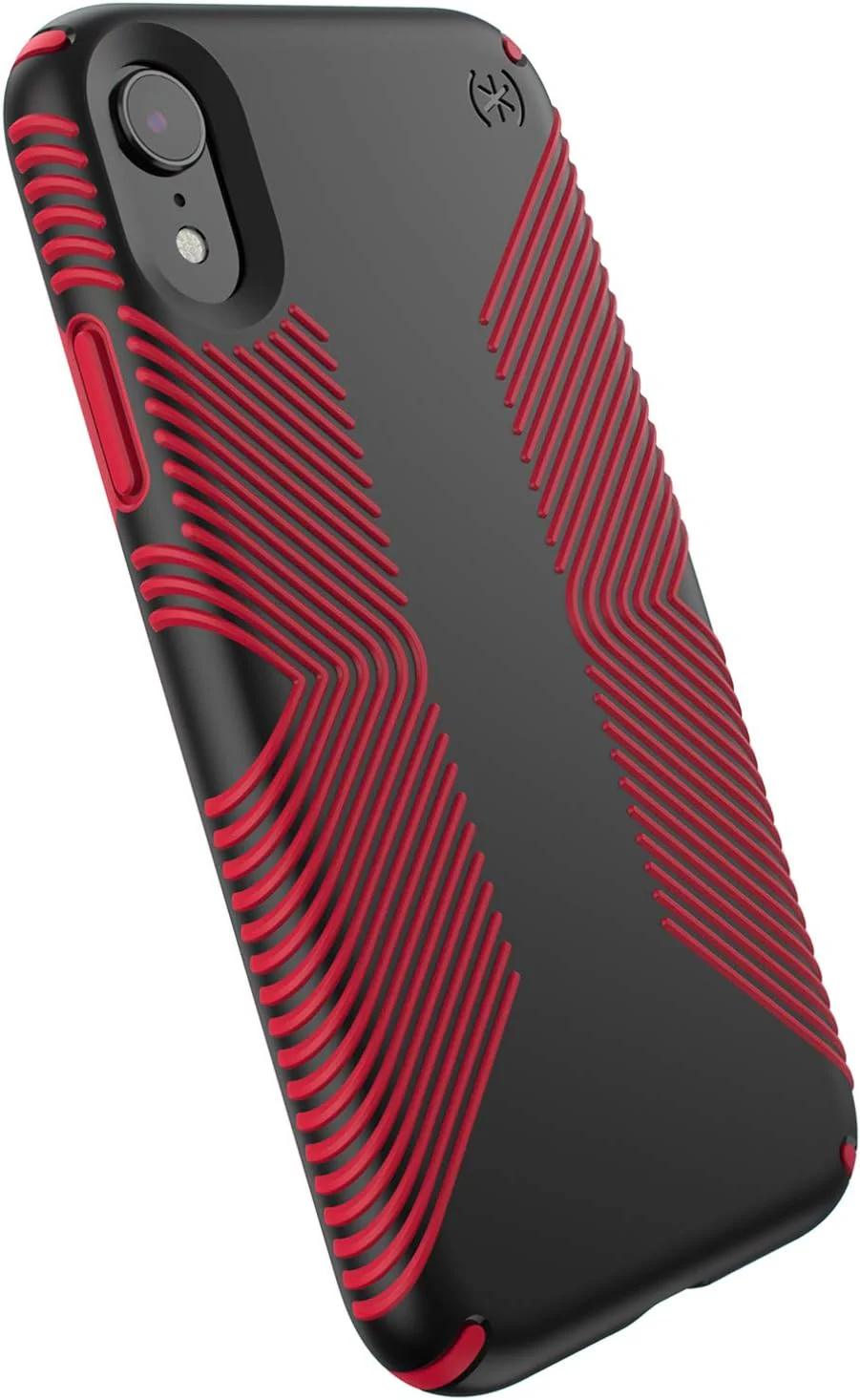 Speck Presidio Grip Case For iPhone X / XS - Black & Red (BONUS Screen Protector!!) - Image 3