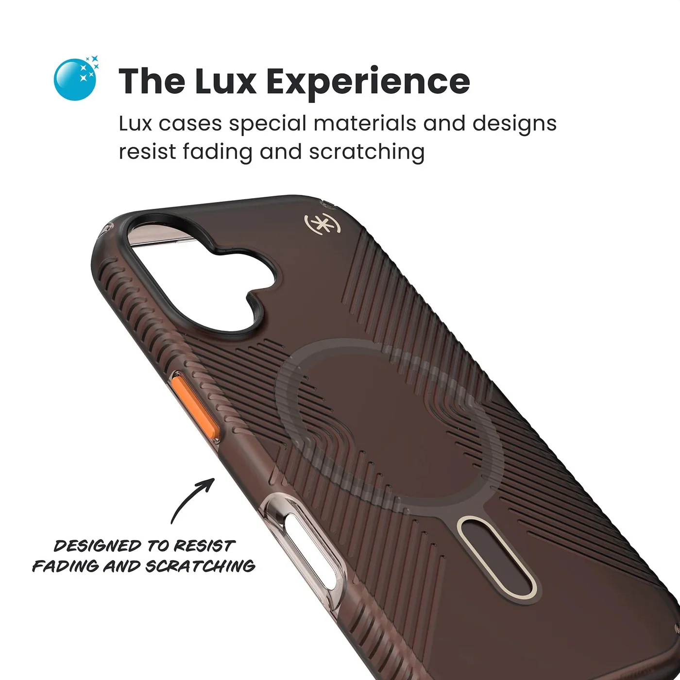 Speck Presidio Lux Grip with ClickLock - iPhone 17 Standard - Shade Orange - Image 5