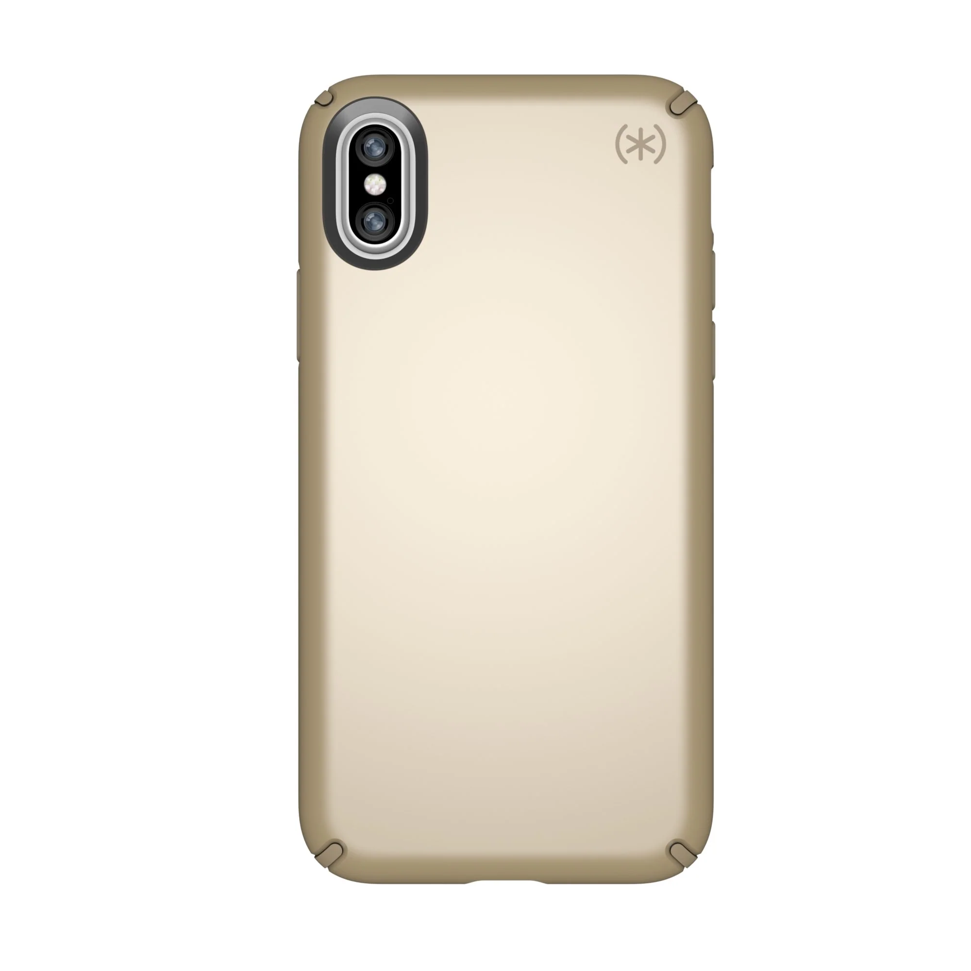 Speck Presidio Metallic IMPACTIUM Case For iPhone XS / X - Gold (BONUS Screen Protector!!) - Image 2