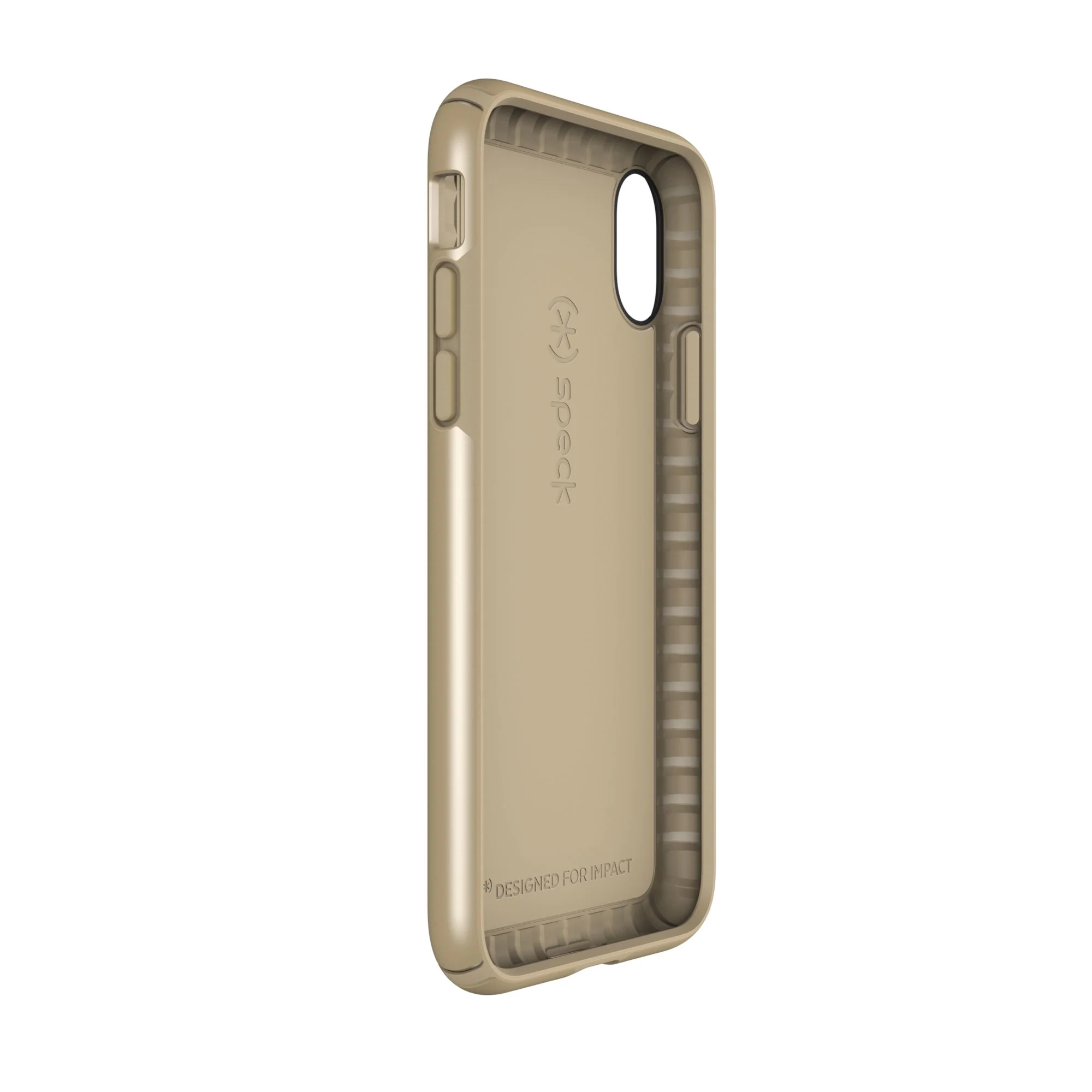Speck Presidio Metallic IMPACTIUM Case For iPhone XS / X - Gold (BONUS Screen Protector!!) - Image 7