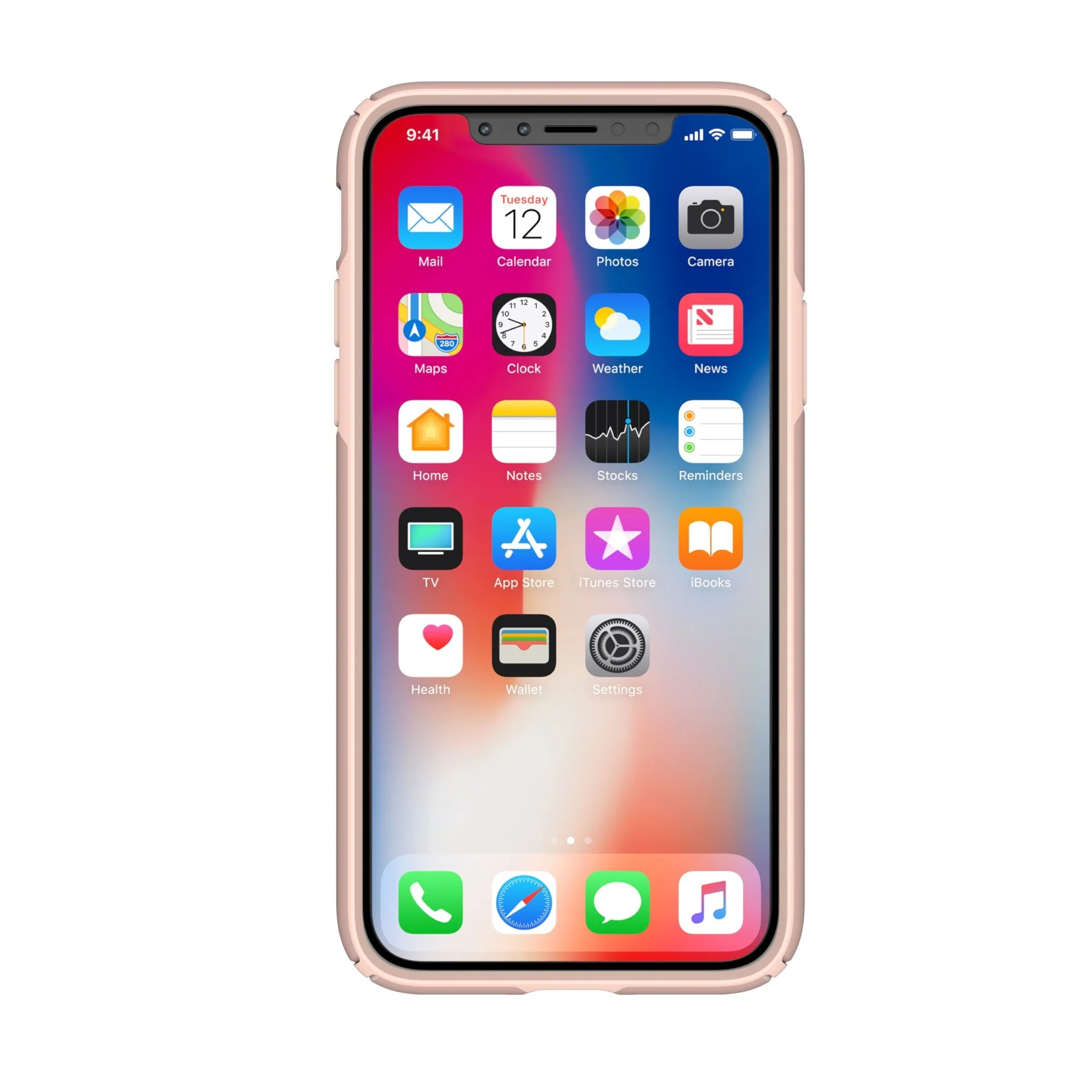 Speck Presidio Metallic IMPACTIUM Case For iPhone XS / X - Rose Gold (BONUS Screen Protector!!) - Image 9