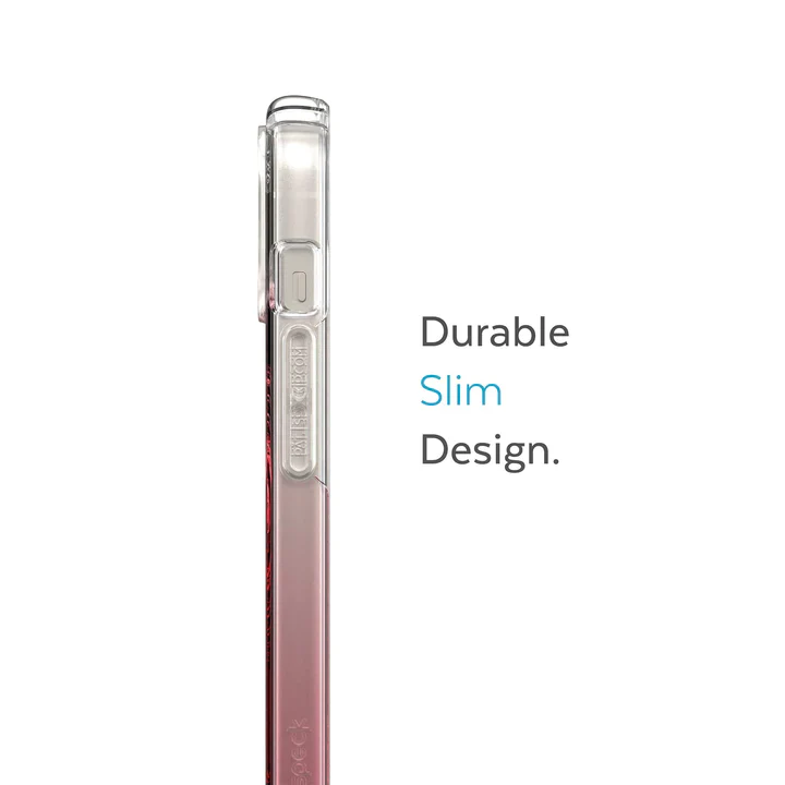 Speck Presidio Ombre Perfect Clear MagSafe Case iPhone 14 Plus 6.7 Rose - Image 2