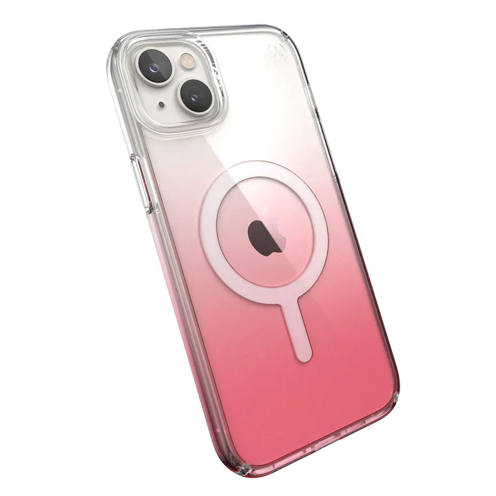 Speck Presidio Ombre Perfect Clear MagSafe Case iPhone 14 Plus 6.7 Rose - Image 4