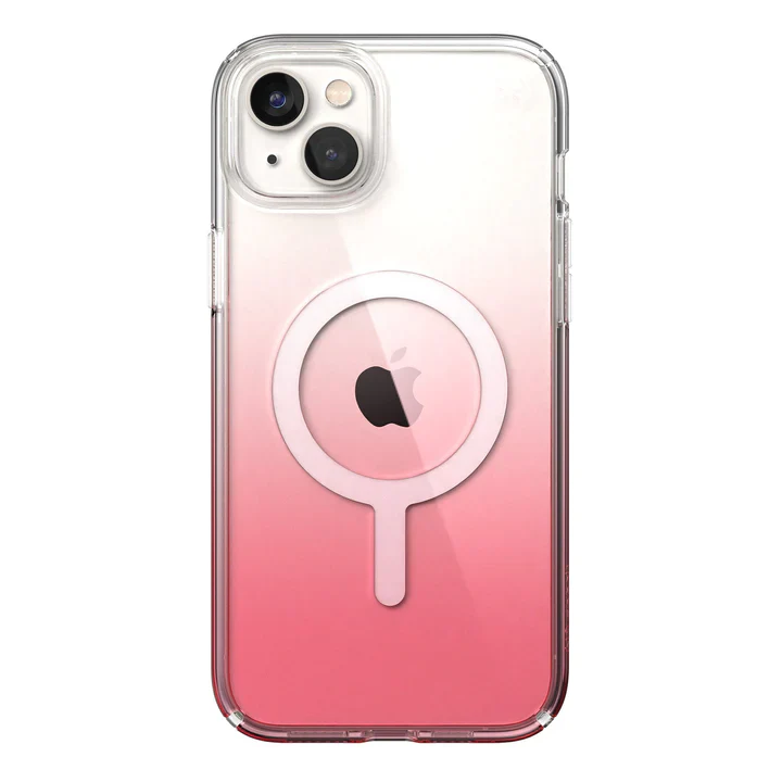 Speck Presidio Ombre Perfect Clear MagSafe Case iPhone 14 Standard 6.1 Rose - Image 6