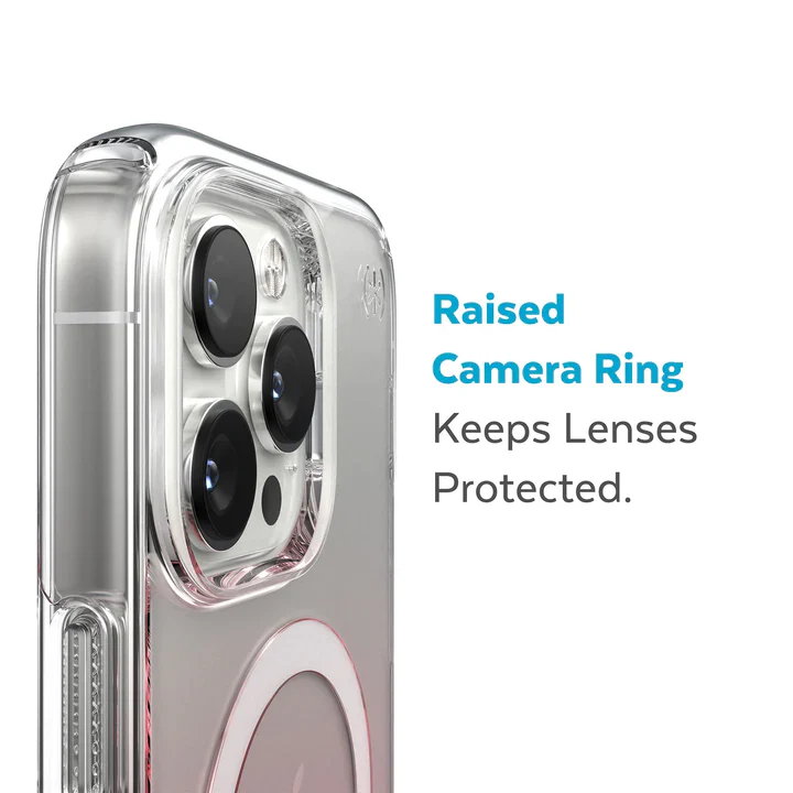 Speck Presidio Ombre Perfect Clear MagSafe Case iPhone 14 Pro 6.1 Rose - Image 4