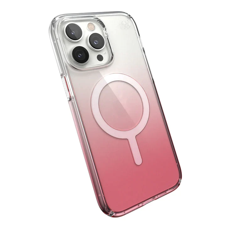 Speck Presidio Ombre Perfect Clear MagSafe Case iPhone 14 Pro 6.1 Rose - Image 5