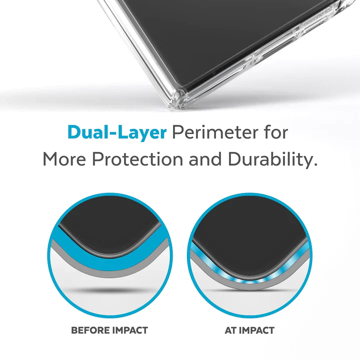 Speck Presidio Perfect Clear Case Samsung S23 Ultra 6.8 inch - Clear - Image 4