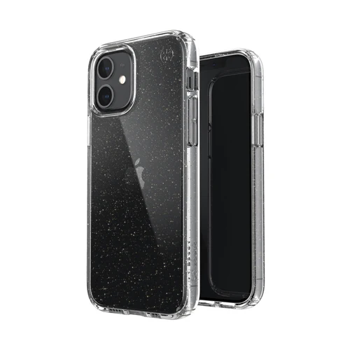 Speck Presidio Perfect Clear Glitter Case iPhone 12 Mini 5.4 inch - Image 2