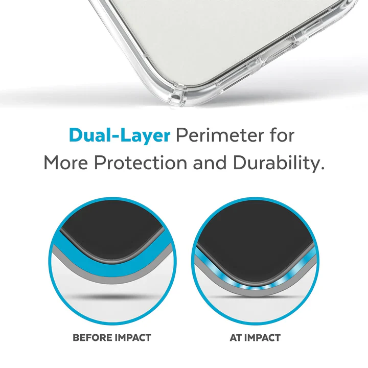 Speck Presidio Perfect Clear & Strong Case iPhone 14 Pro Max 6.7 - Image 9