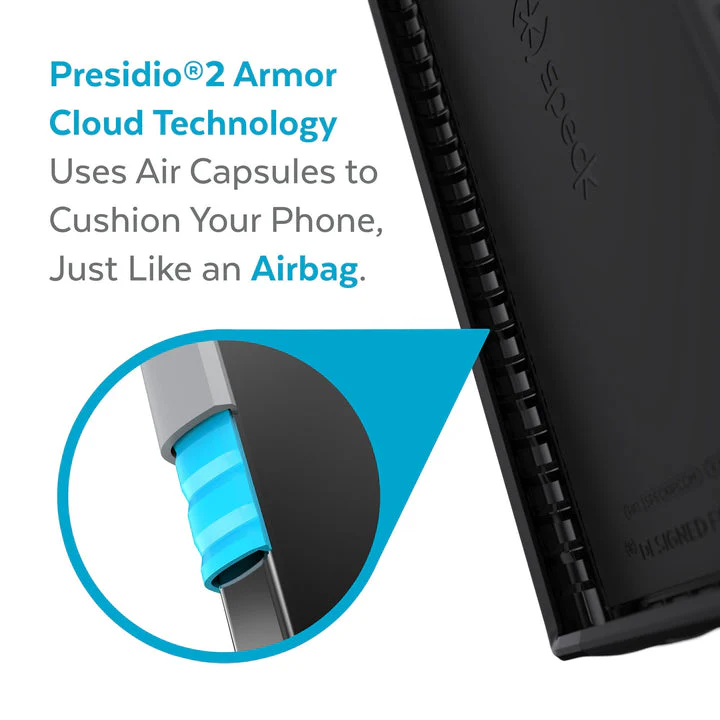 Speck Presidio2 Grip Tough Case Samsung S22 Ultra 6.8 inch - Black - Image 4