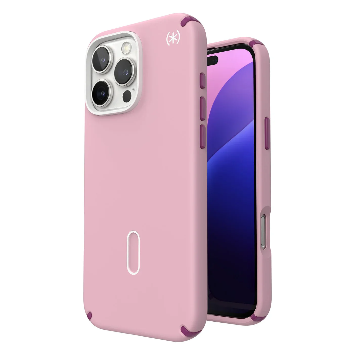 Speck Presidio2 Pro MagSafe with ClickLock for iPhone 16 Pro Max - Pink Boysenberry Purple - Image 4