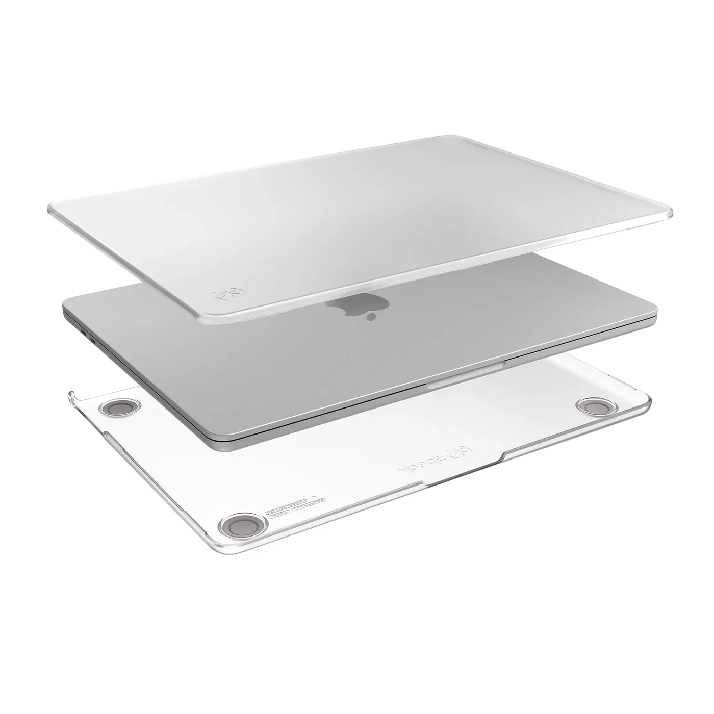 Speck Smart Shell Protective case Macbook Air 13 inch M2 / M3 / M4 2022-2025 Clear Translucent - Image 3