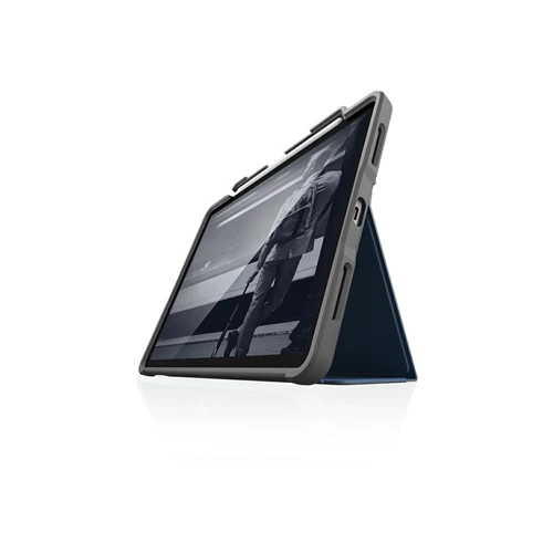STM Dux Plus Tough & Rugged Folio Cover for iPad Pro 11 inch 2018 - Blue - Image 4