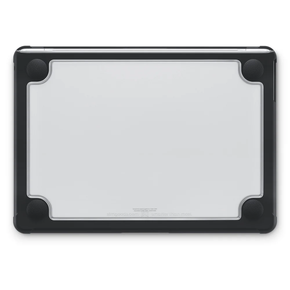 STM Dux Rugged Case for Macbook Air 13.6 inch M4/M3/M2 - Black Clear - Image 2