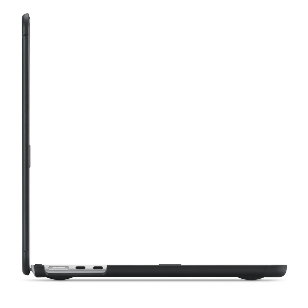 STM Dux Rugged Case for Macbook Air 13.6 inch M4/M3/M2 - Black Clear - Image 3